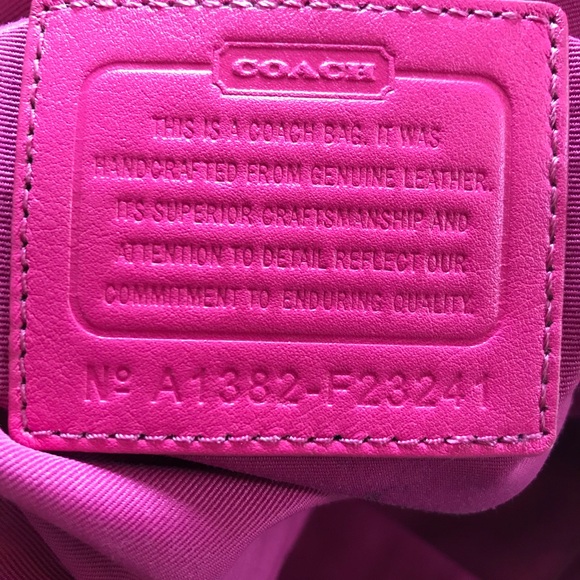 Coach Hot Pink Shoulder Bag - Picture 4 of 4